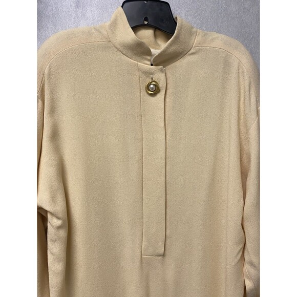 Vintage N.R. 1 Cream Dress Size 16 - Picture 2 of 5